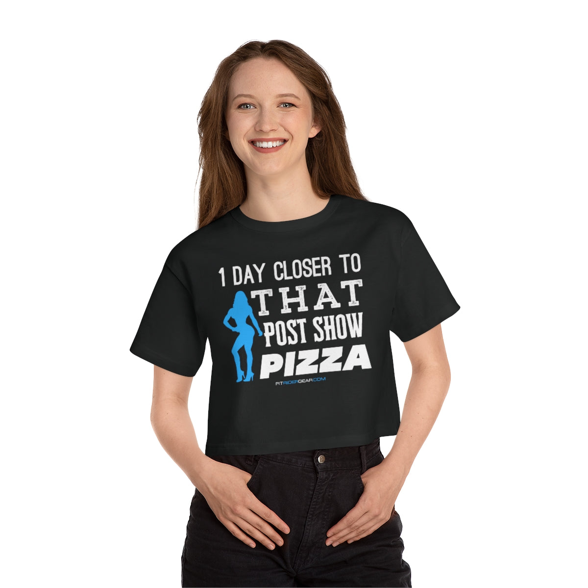 1 Day Closer To That Post Show Pizza Cropped T-Shirt