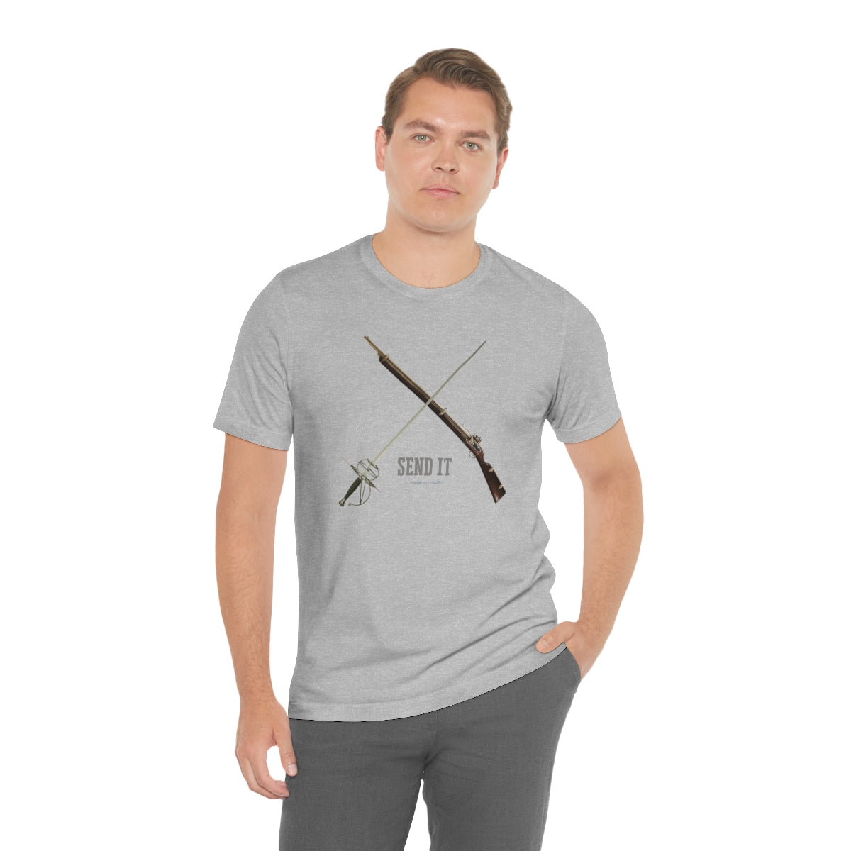 New World Musket and Rapier Send It T-Shirt