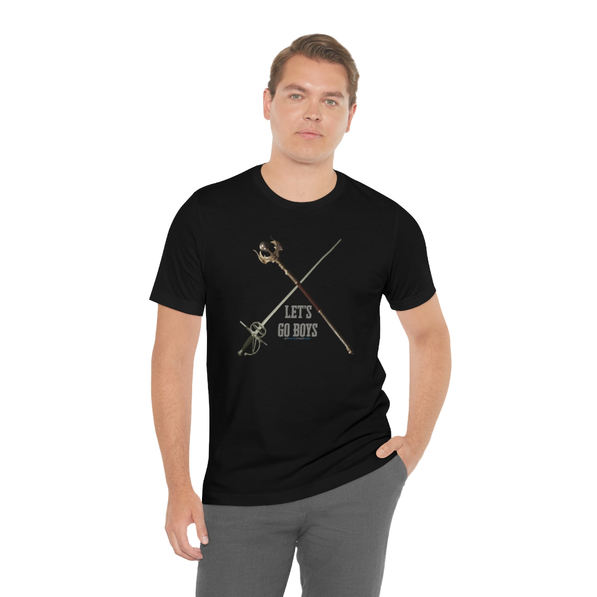 New World Life Staff and Rapier Let's Go Boys T-Shirt