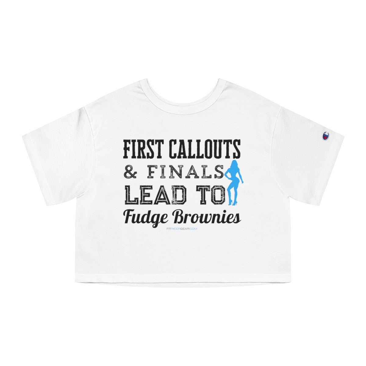 First Callouts & Finals Lead To Fudge Brownies Bikini Edition Cropped T-Shirt