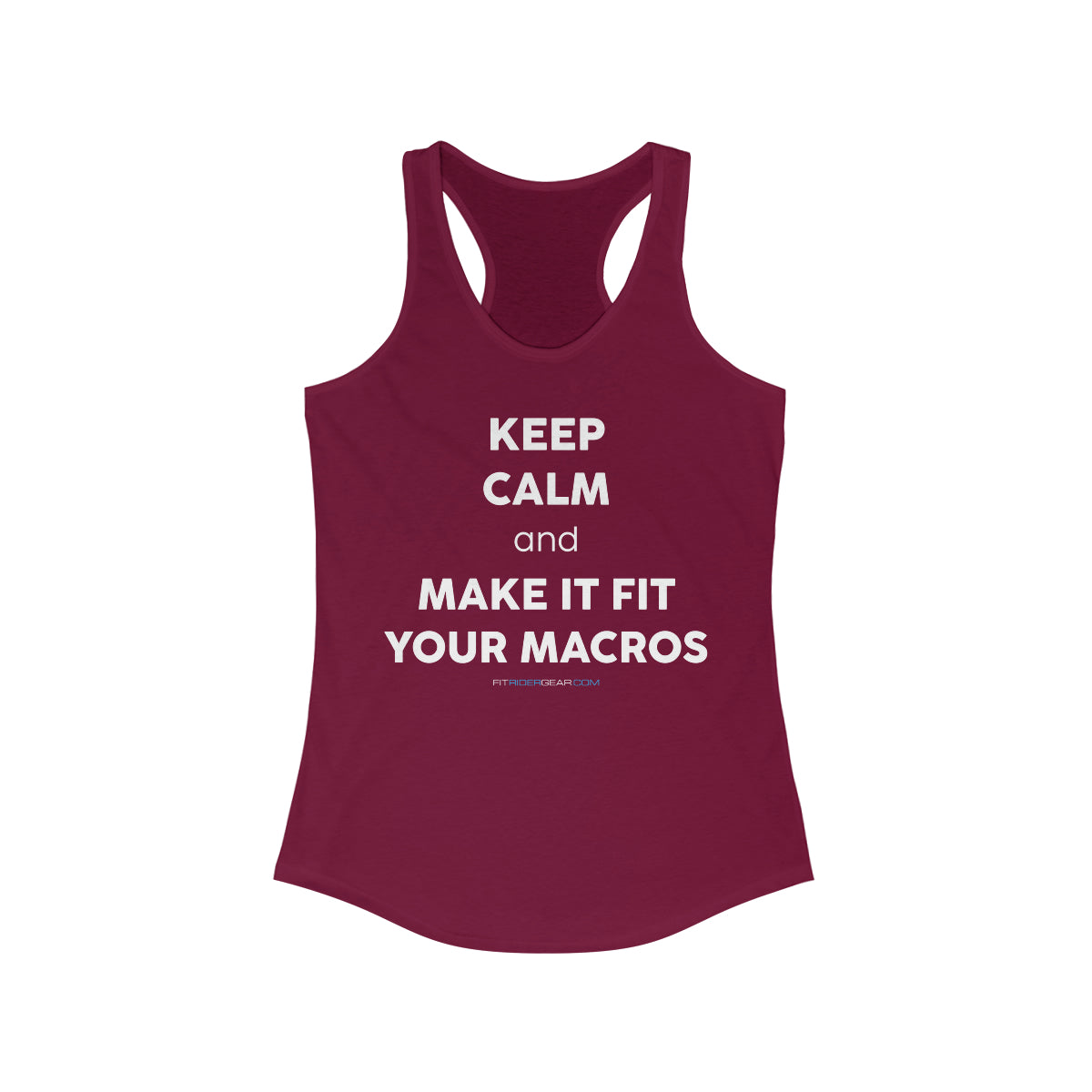 Keep Calm and Make It Fit Your Macros Tank Top