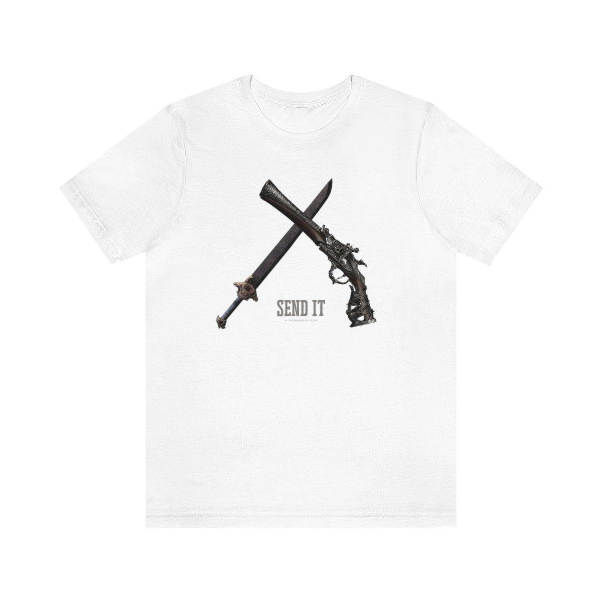 New World Sword and Blunderbuss Send It T-Shirt