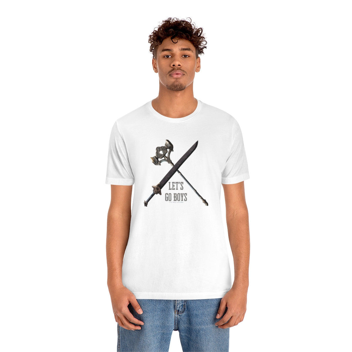 New World Great Sword and Hammer Let's Go Boys T-Shirt