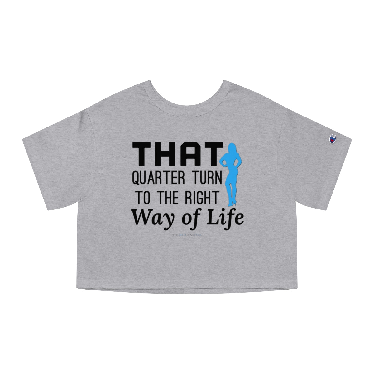 That Quarter Turn to The right Way Of Life Cropped T-Shirt