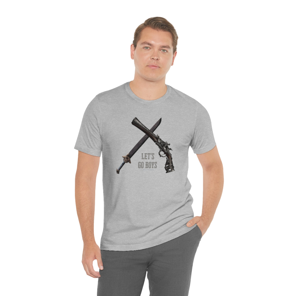 New World Sword and Blunderbuss Let's Go Boys T-Shirt