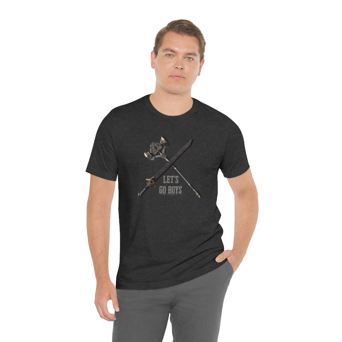 New World Great Sword and Hammer Let's Go Boys T-Shirt