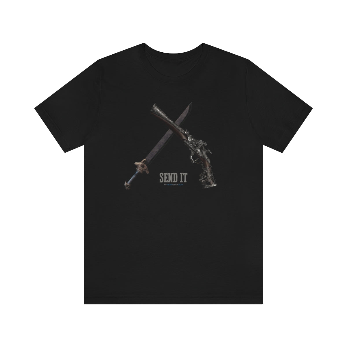 New World Sword and Blunderbuss Send It T-Shirt