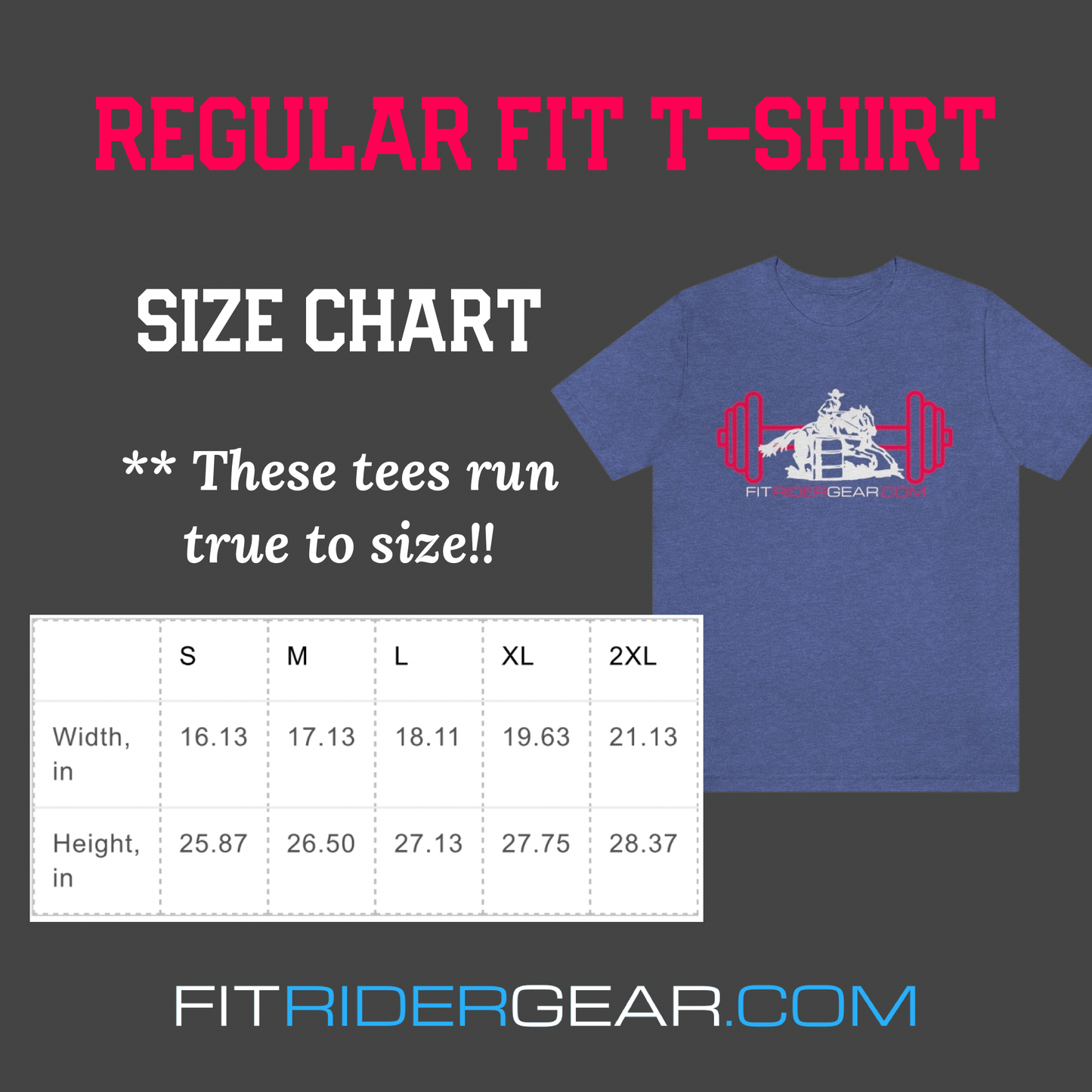 Fit Rider Gear Logo Tee