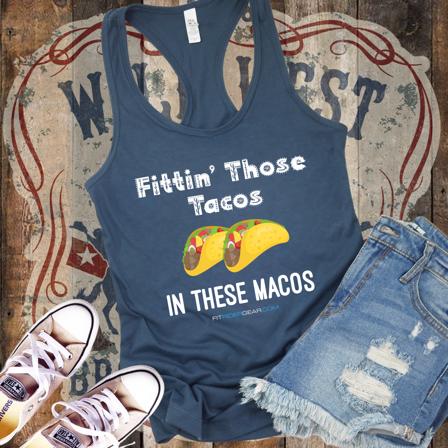 Fittin’ Those Tacos In These Macros Tank Top