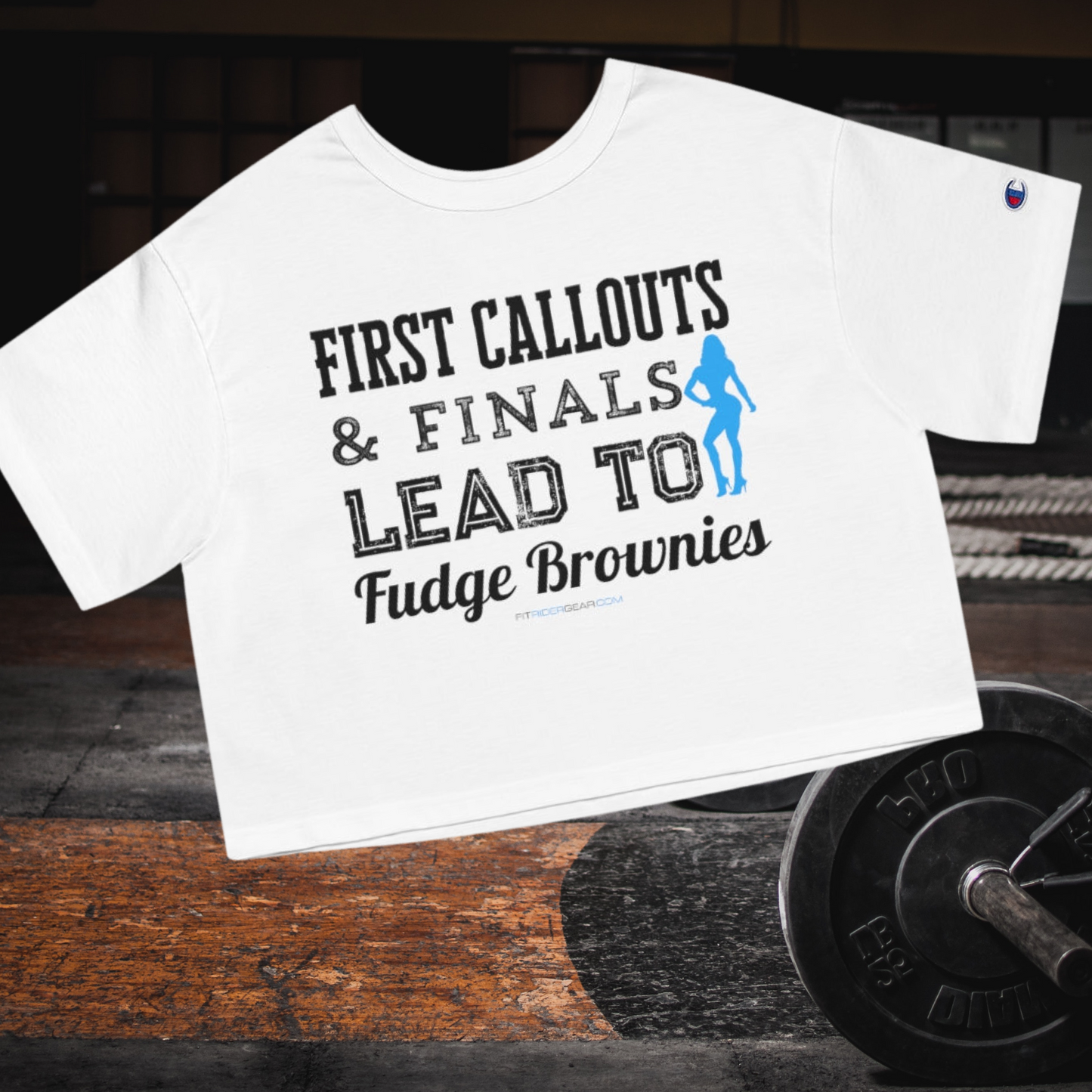 First Callouts & Finals Lead To Fudge Brownies Bikini Edition Cropped T-Shirt