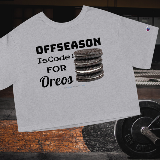 Offseason Is Code For Oreos Cropped T-Shirt