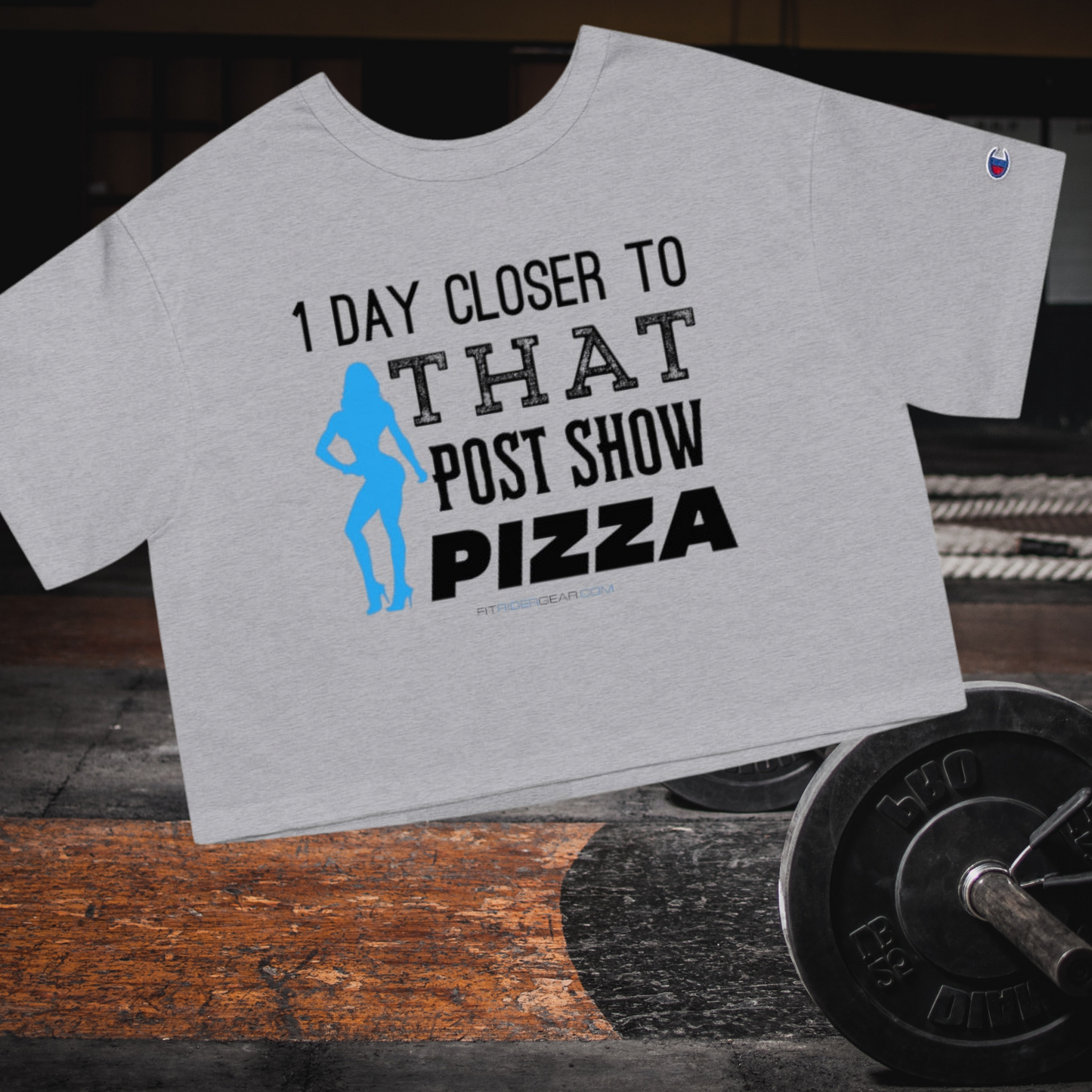 1 Day Closer To That Post Show Pizza Cropped T-Shirt