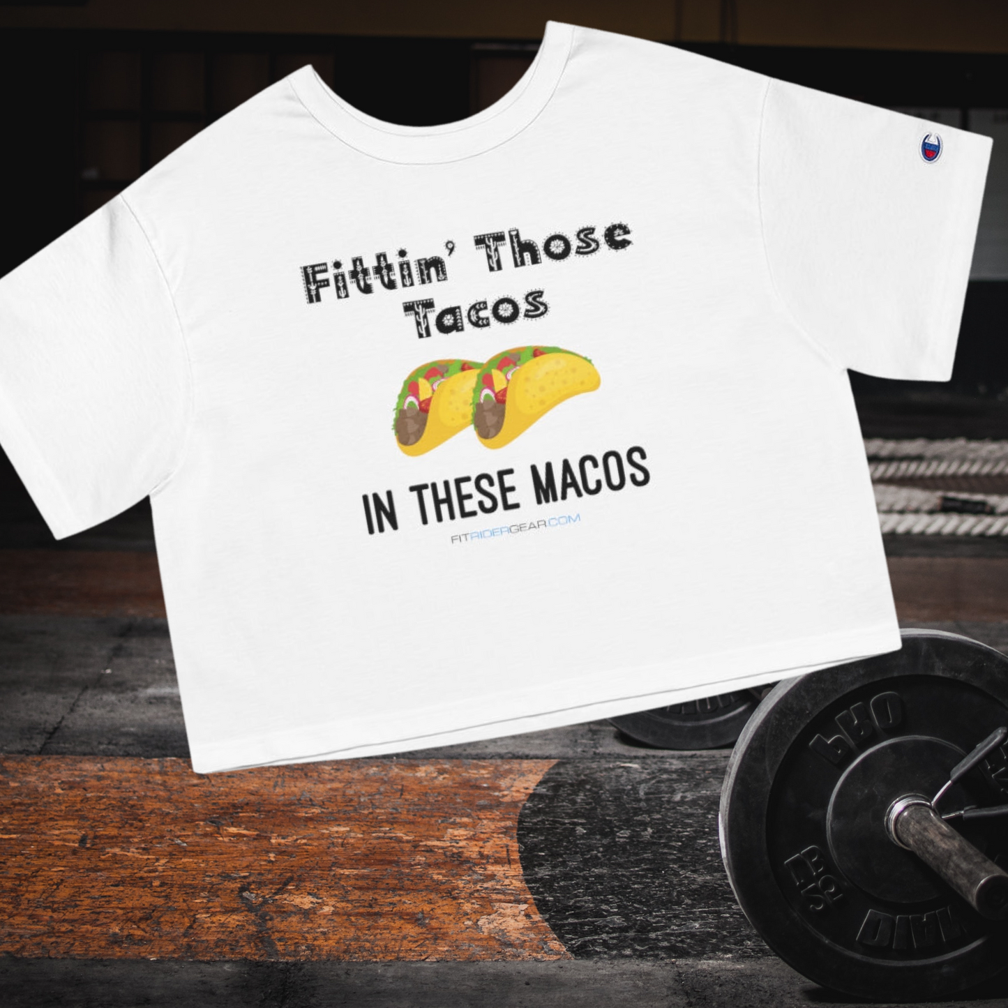 Fittin' Those Tacos In These Macros Cropped T-Shirt