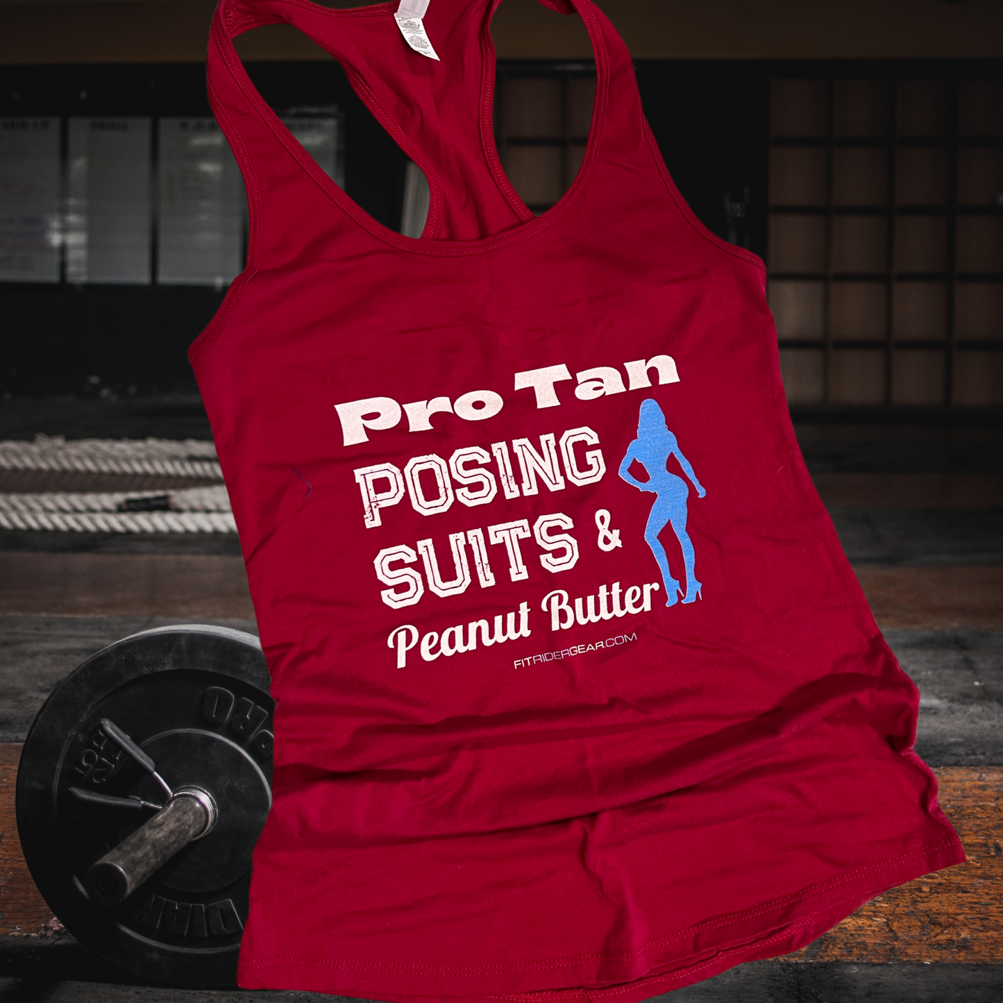 Pro Tan Posing Suits & Peanut Butter Tank Top